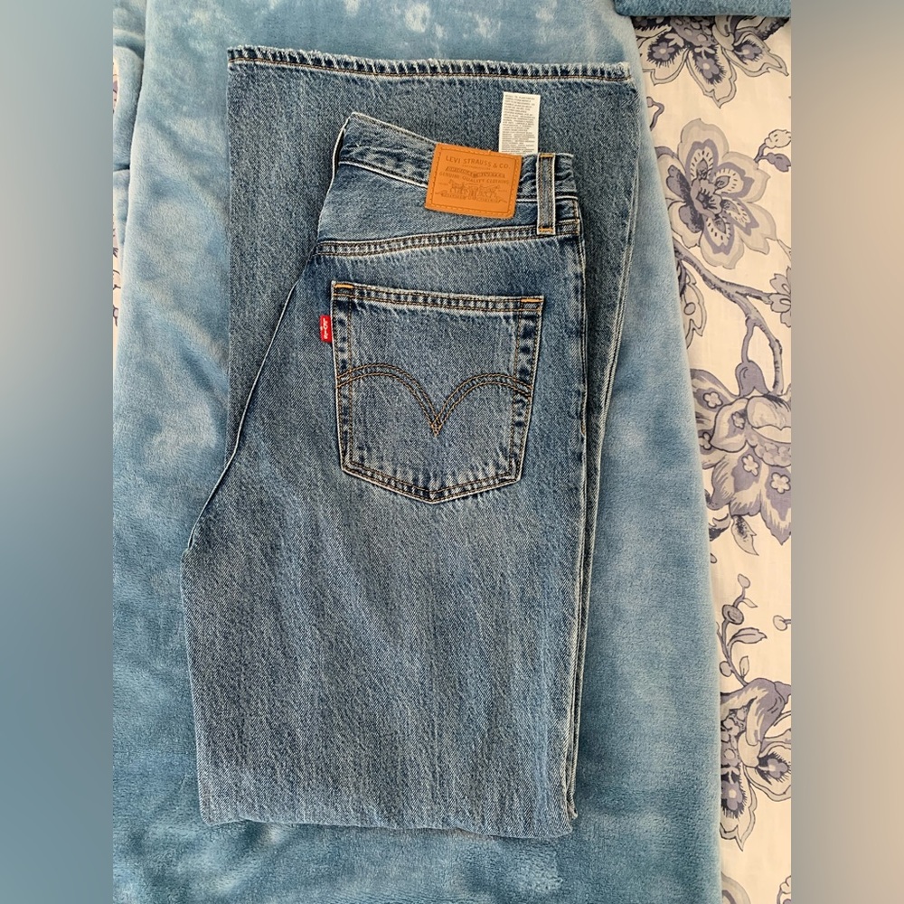 Levi’s Super-flare Ribcage High Rise Jeans